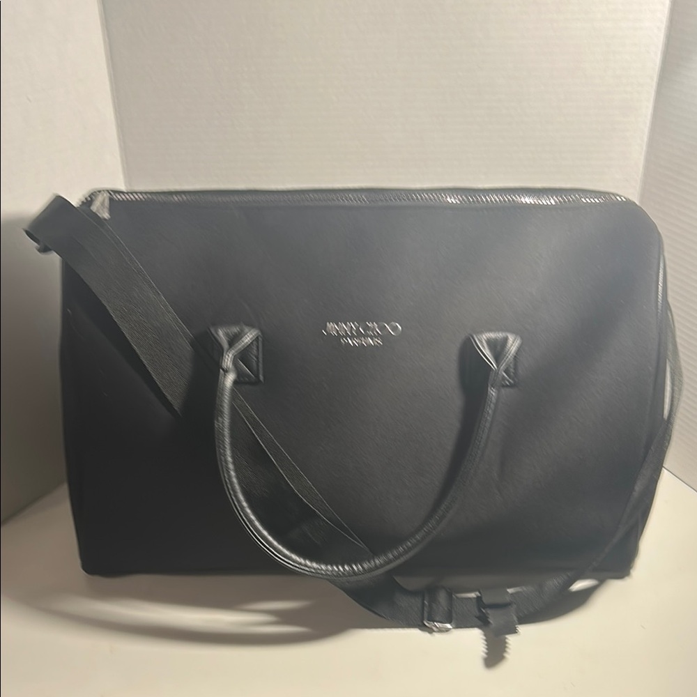 Jimmy Choo Black weekender Bag
